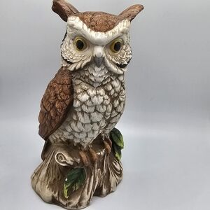 Vintage Ardco Owl Figurine C-3213 Japan Ceramic 6” Tall